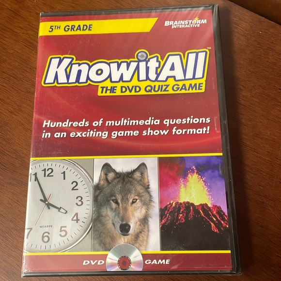 5th grade Know It All DVD Quiz Game Literature Series Educational Interactive - Picture 1 of 3